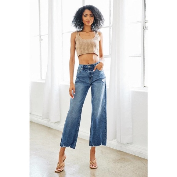 KanCan Denim - KanCan Boho Babe High Rise Slim Wide Leg Size 29